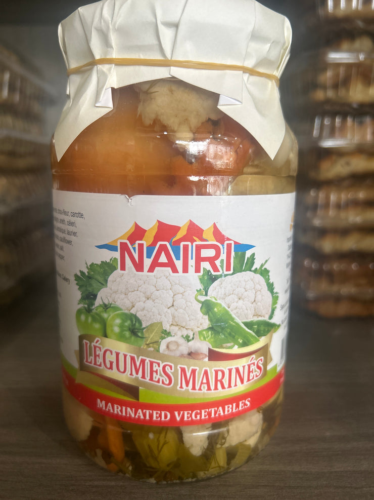 Marinated vegetables