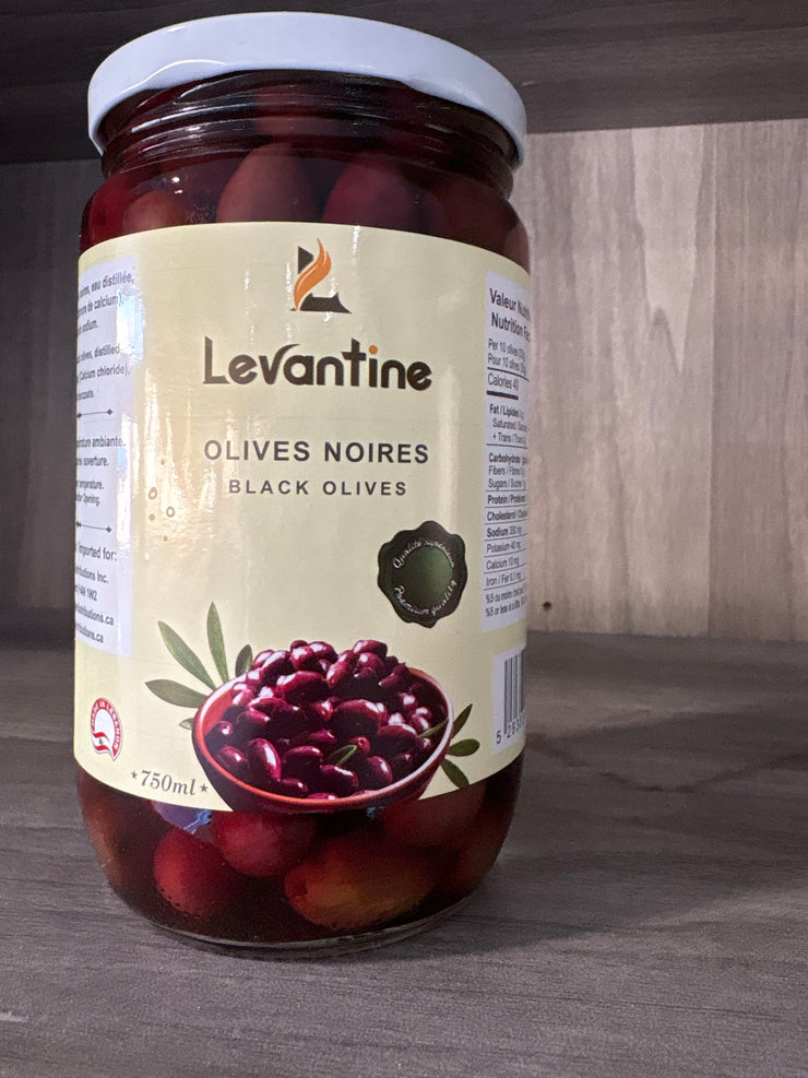 Olives Noirs marines 750 mL